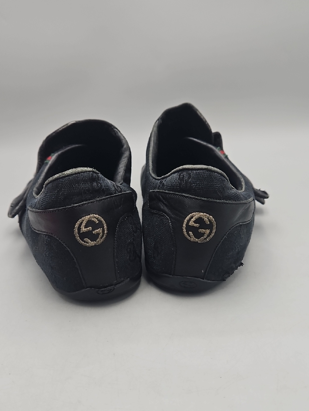 Vintage Gucci men's black leather sneakers - Picture 13 of 16